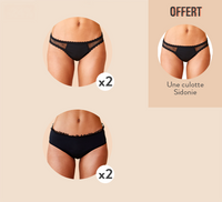 Pack 4 + 1 Culotte Offerte Sidonie