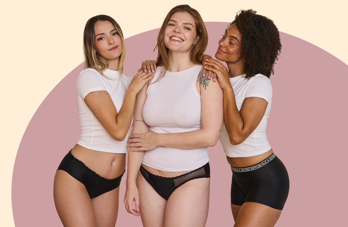 Sisters Republic FR La culotte menstruelle en tissus BIO efficace 12h sans fuite, ni odeur, ni sensation d'humidité. Élue "Victoire de la Beauté Top Innovation"