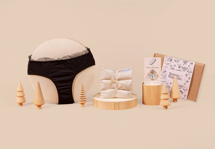 Sisters Republic FR La culotte menstruelle en tissus BIO efficace 12h sans fuite, ni odeur, ni sensation d'humidité. Élue "Victoire de la Beauté Top Innovation"