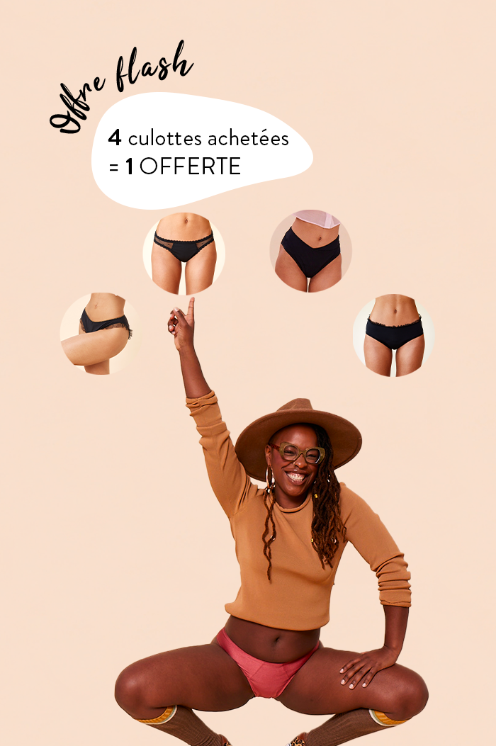 Sisters Republic FR La culotte menstruelle en tissus BIO efficace 12h sans fuite, ni odeur, ni sensation d'humidité. Élue "Victoire de la Beauté Top Innovation"