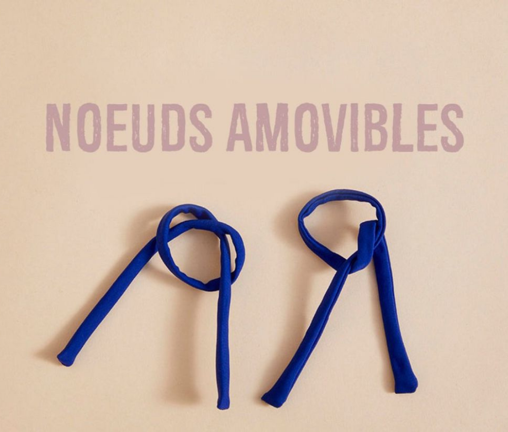 noeud Amovibles bleu sisters republic
