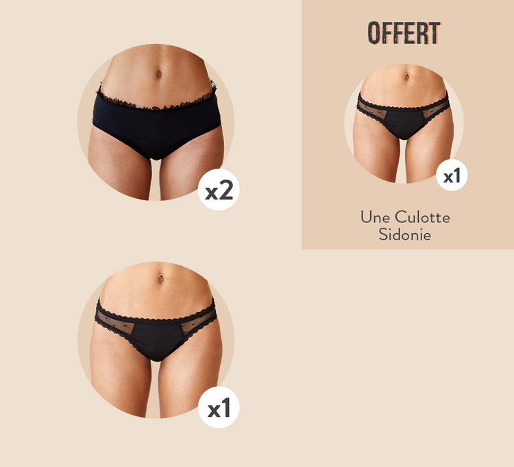 Sisters Republic FR La culotte menstruelle en tissus BIO efficace 12h sans fuite, ni odeur, ni sensation d'humidité. Élue "Victoire de la Beauté Top Innovation"